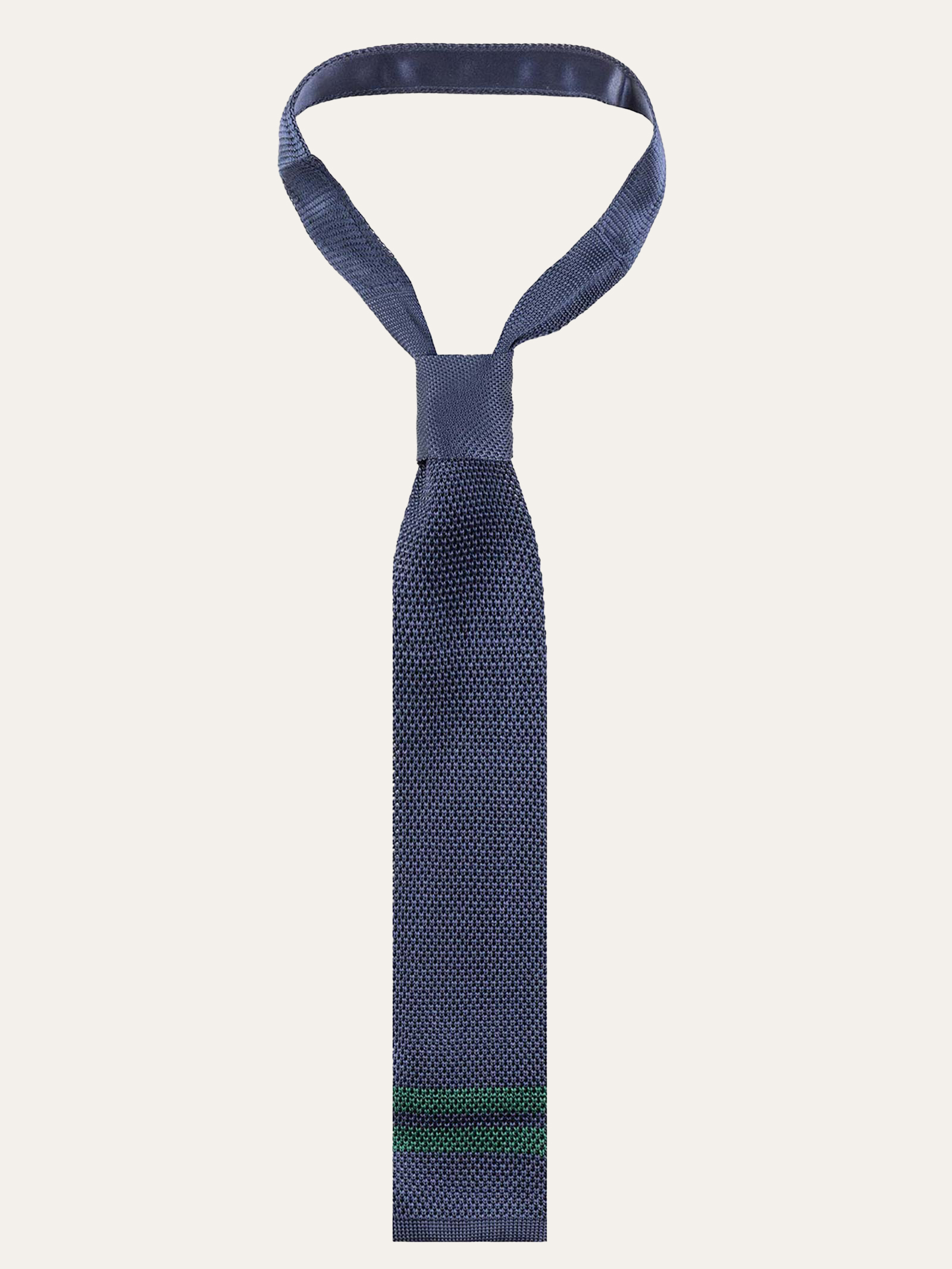 King & Priory Fazzoletto Da Tasca Con Teschio Ricamato – Blu Navy – 27x27 Cm – Tessuto Di Pregio